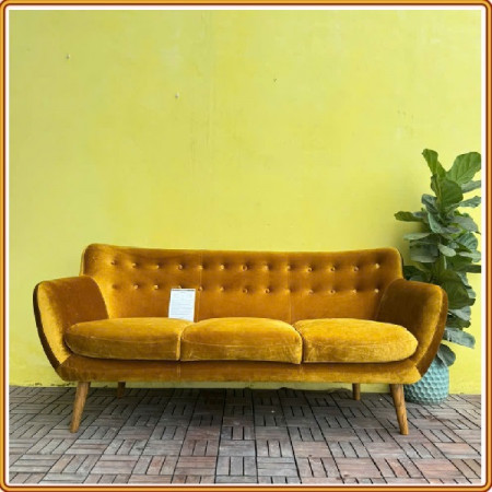 225293 Remark Sofa : Ghế Sofa Băng - Màu Vàng Nhung